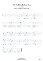 Will The Circle Be Unbroken Banjo Tabs Chords Tunefox Com