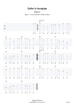 Sailor's Hornpipe - Guitar Tabs | Tunefox