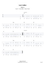 Lost Indian - Mandolin Tabs | Tunefox