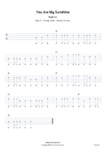 You Are My Sunshine - Mandolin Tabs | Tunefox.com